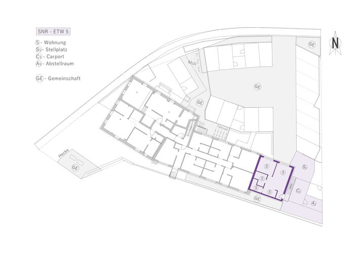 Lageplan mit SNR 5