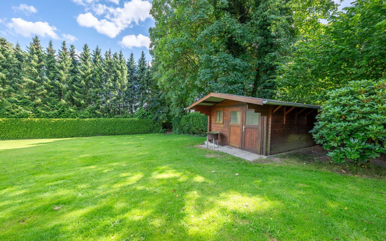 Garten und Gartenlaube