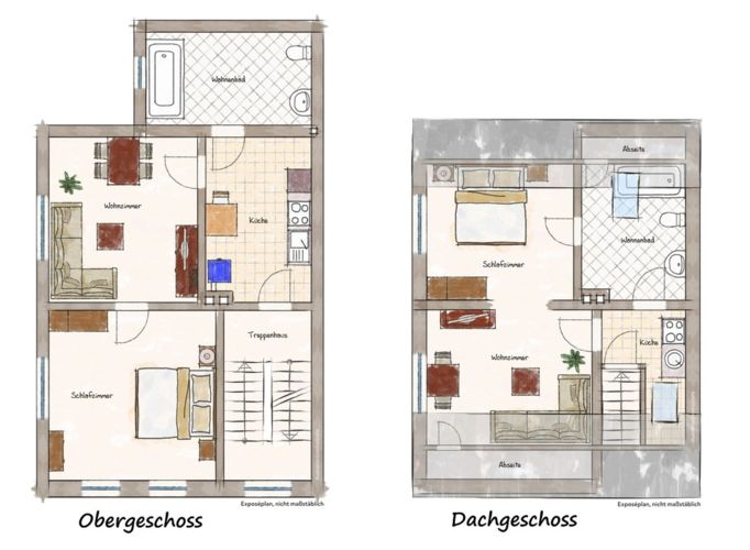 Obergeschoss && Dachgeschoss