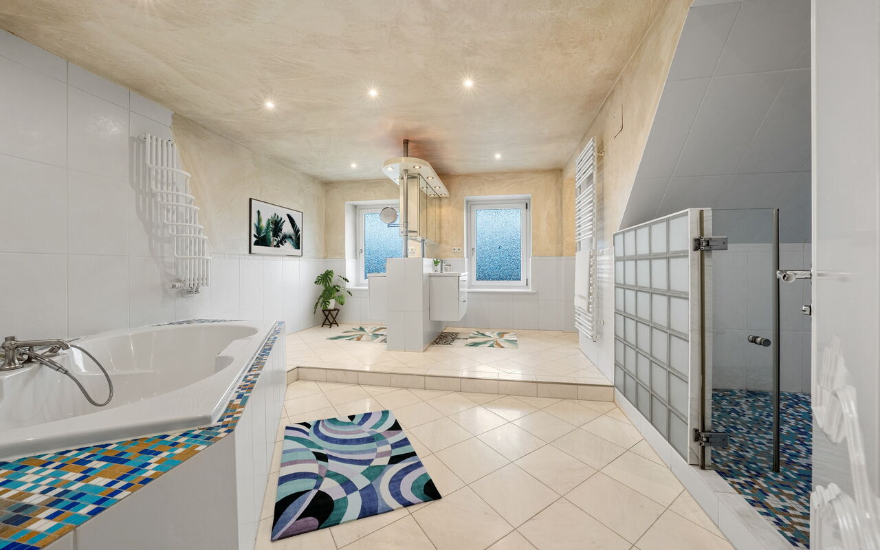 Vollbad (mit Möblierungsvorschlag)