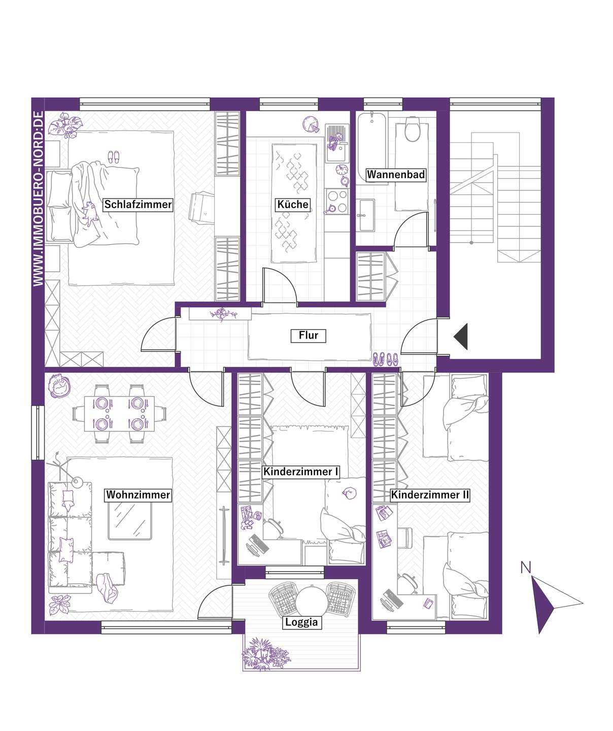 Grundriss Wohnung